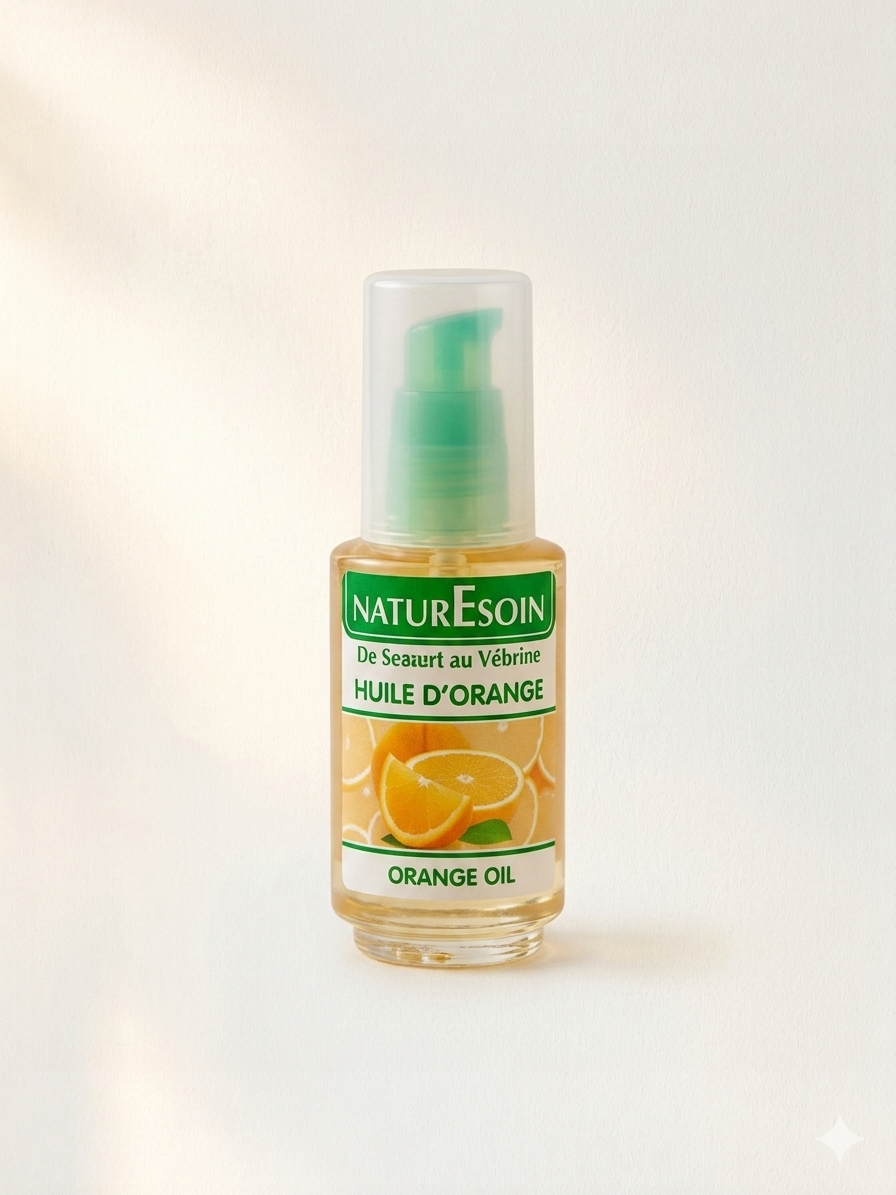 Huile d’Orange du Maroc – Éclat et Jeunesse Naturelle 50 lm