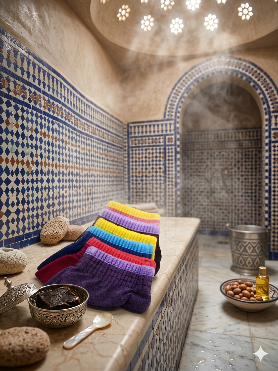 Gants de Gommage Kessa – L'Expérience Hammam à la Maison