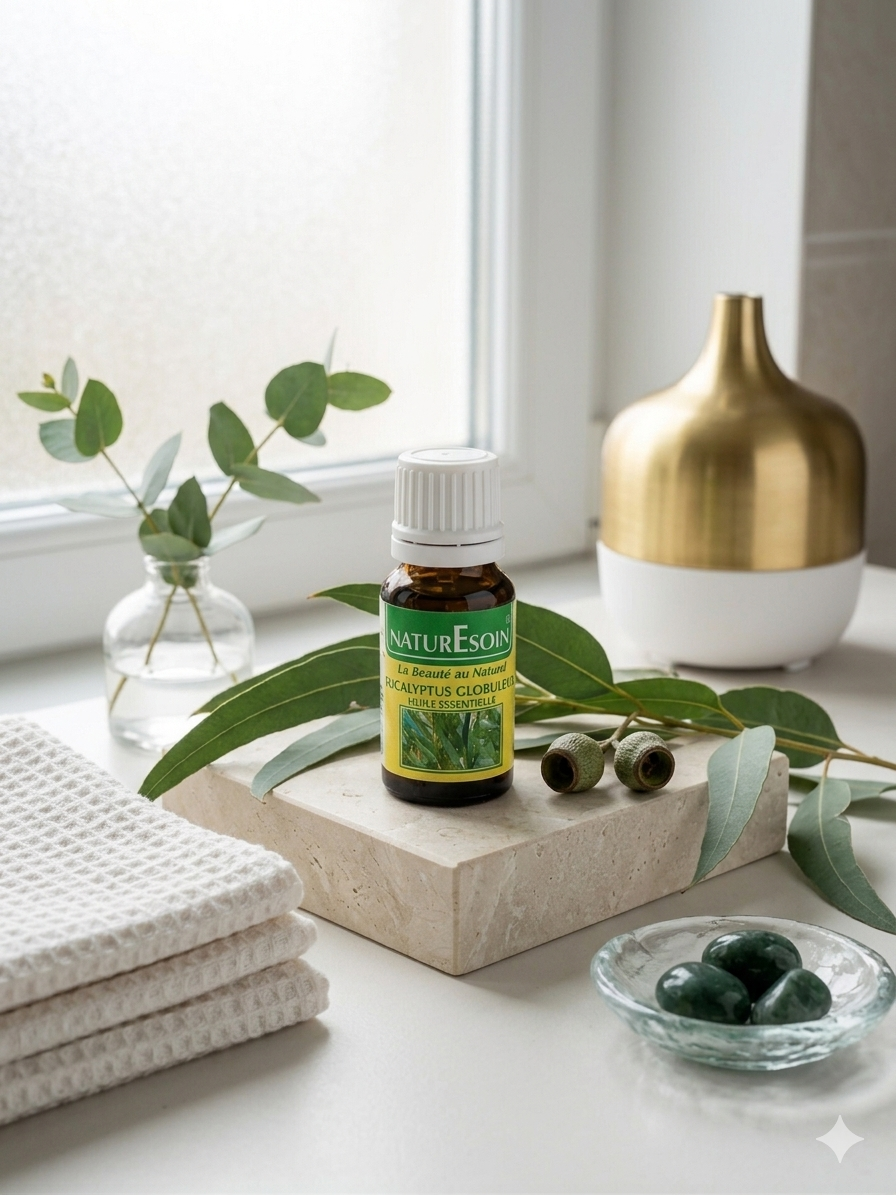 Huile Essentielle d'Eucalyptus Globuleux (100% Pure) 10 ml