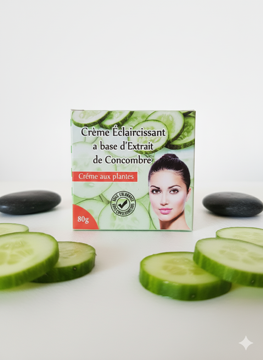 Coffret de bien être rituel à base naturelle de l'huile de concombre