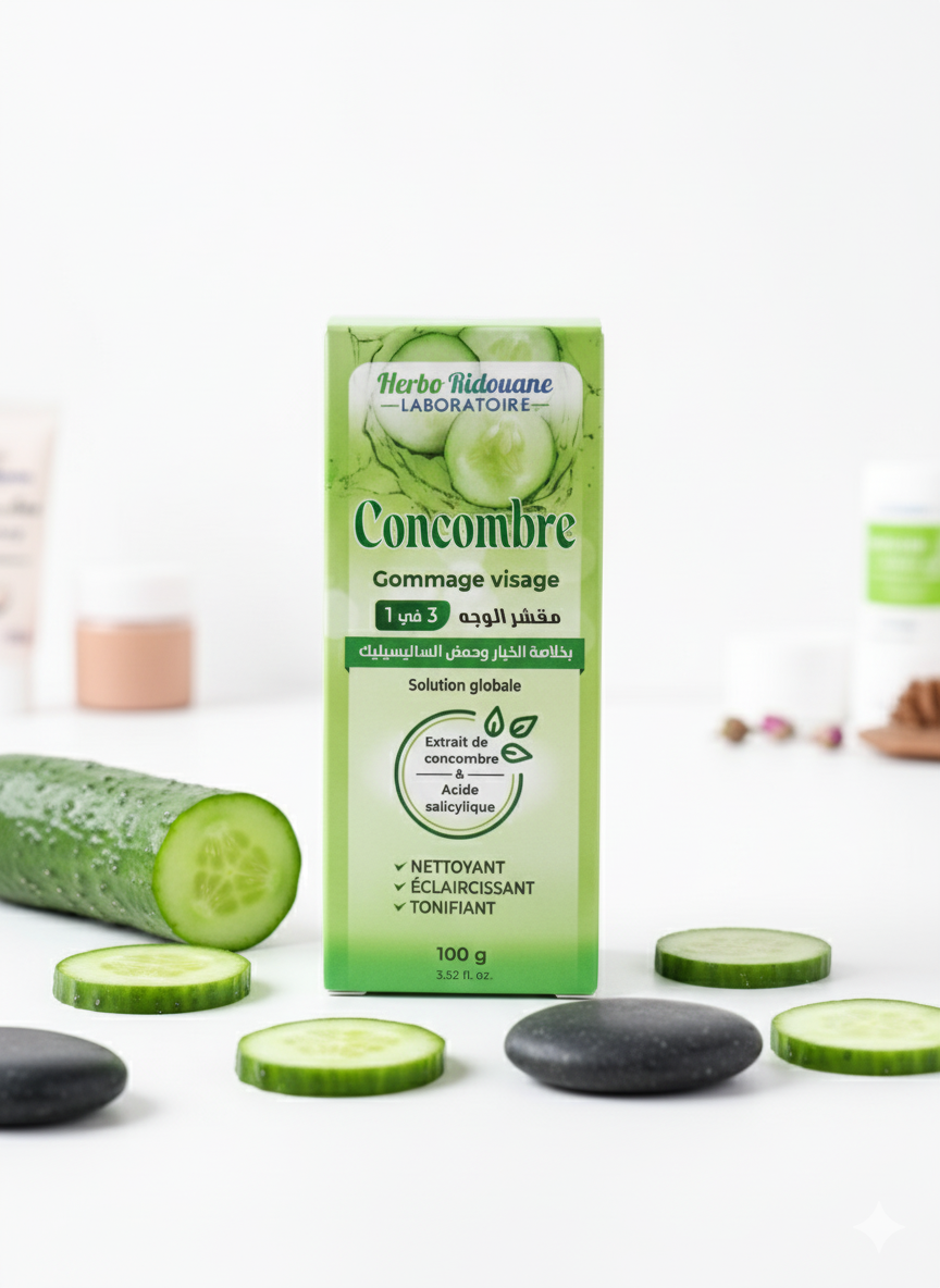 Coffret de bien être rituel à base naturelle de l'huile de concombre