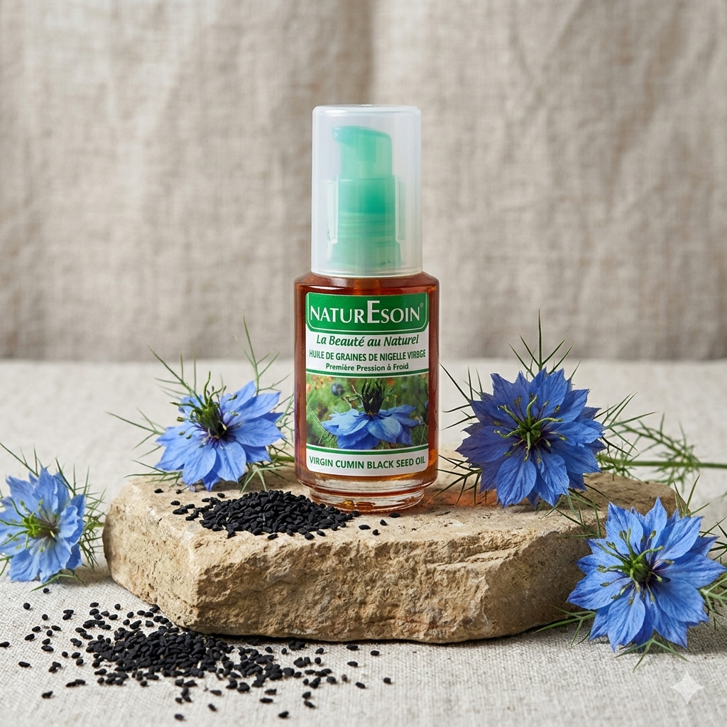 Huile de Nigelle Pure – Le Trésor Purifiant 50 ml