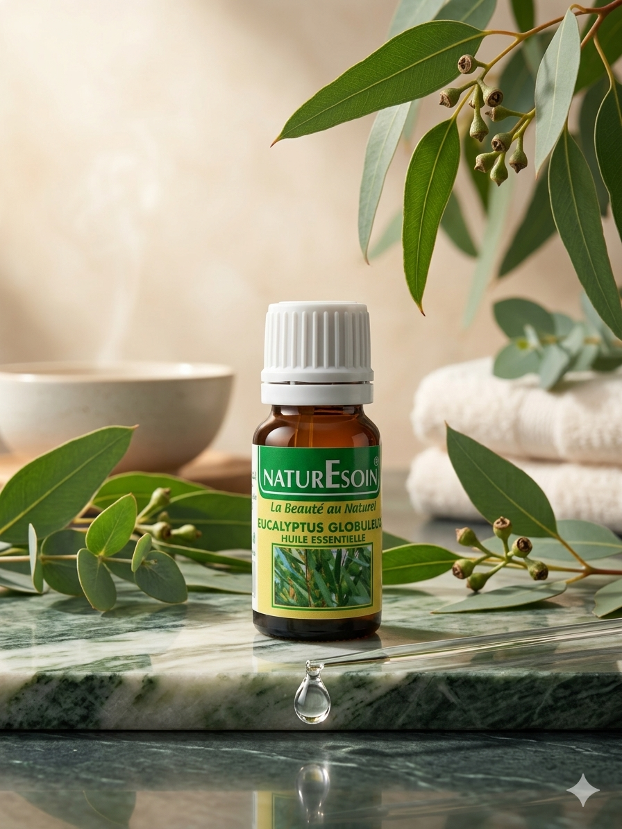 Huile Essentielle d'Eucalyptus Globuleux (100% Pure) 10 ml