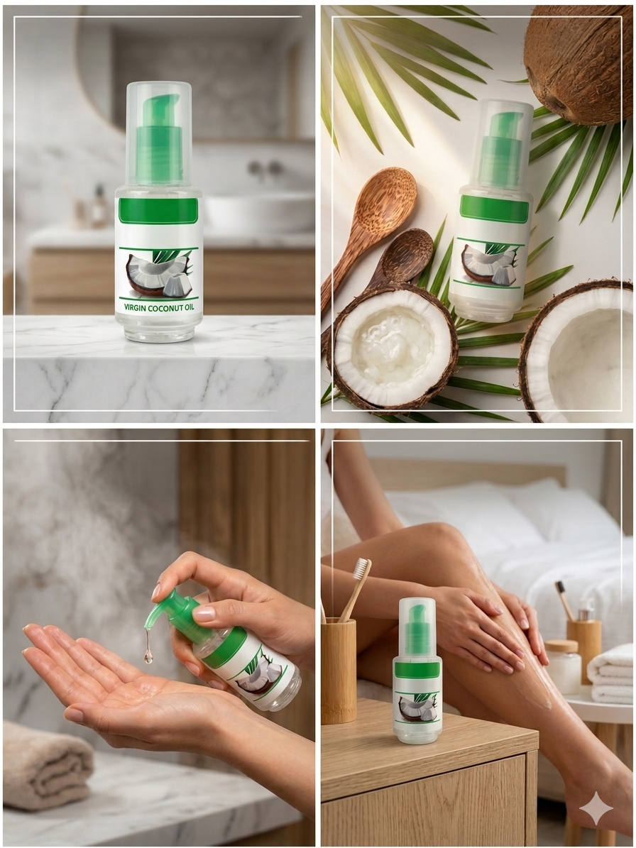 Huile de Coco Vierge - Naturelle 50 ml