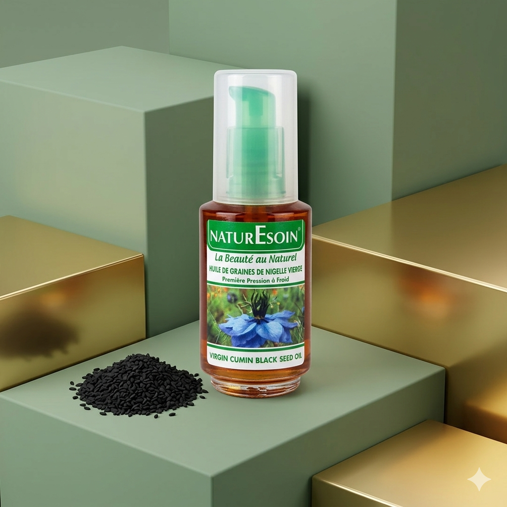 Huile de Nigelle Pure – Le Trésor Purifiant 50 ml